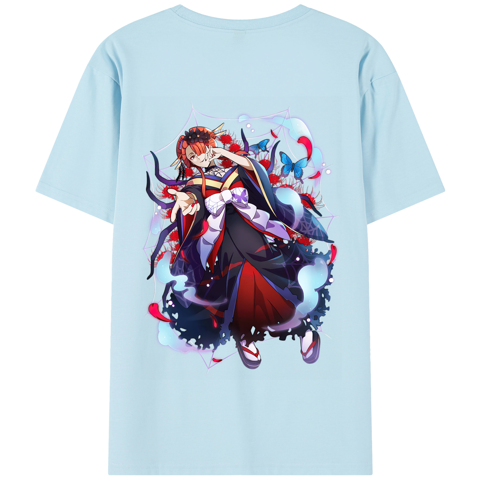 （画像用） 文豪ストレイドッグス Bungo Stray Dogs 綿100％半袖Tシャツ（背面プリント）